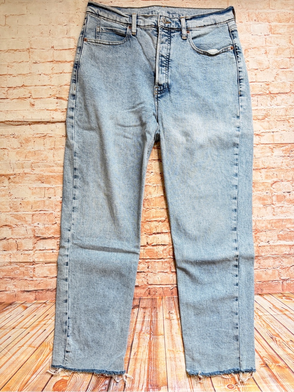 Old Navy Light Blue Straight Leg Women's Jeans